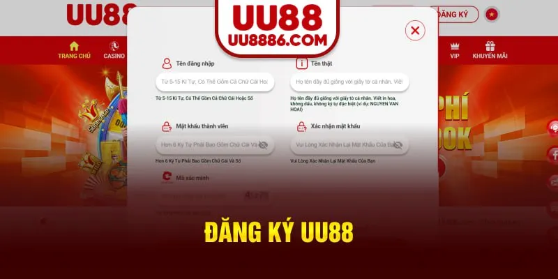 Đăng ký UU88